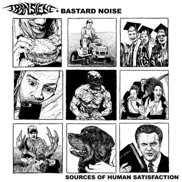TRANSIENT + BASTARD NOISE "Sources Of Human Satisfaction" LP